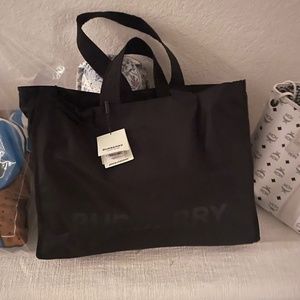 Burberry Black Large Tote